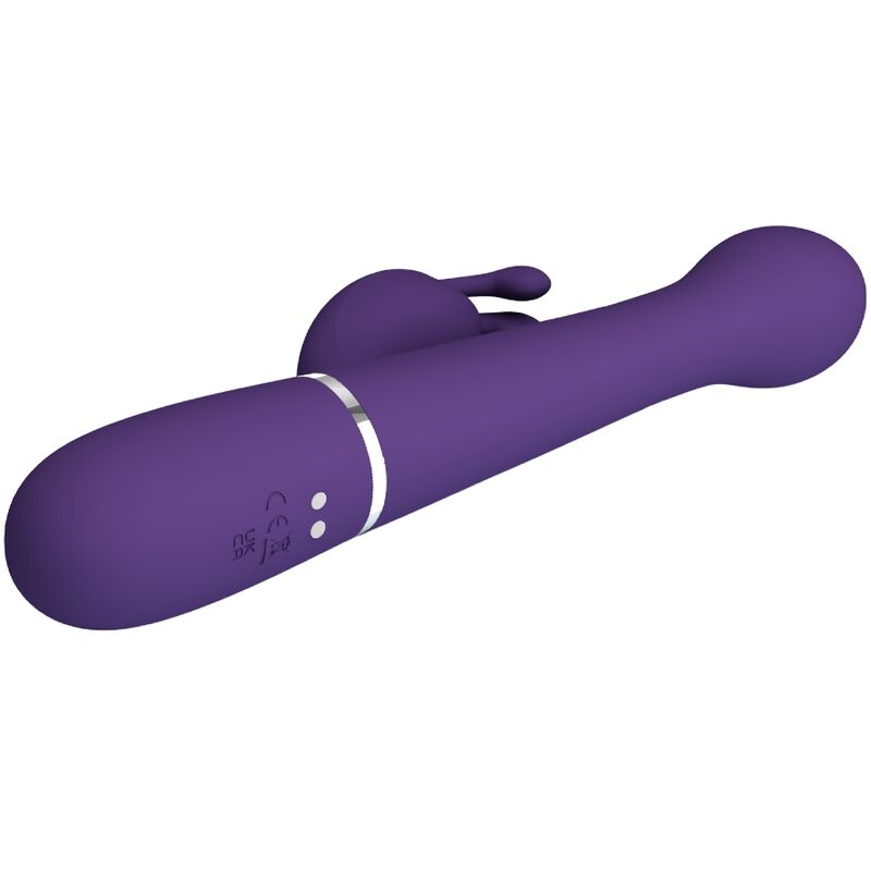 PRETTY LOVE - DEJON VIBRATEUR RABBIT 3 EN 1 MULTIFONCTION VIOLET PRETTY LOVE FLIRTATION