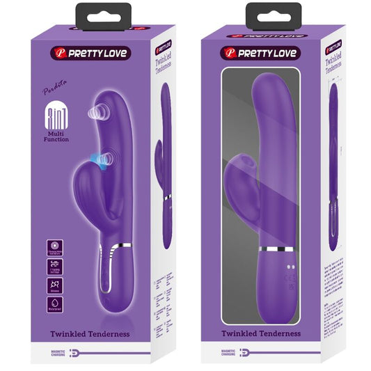 PRETTY LOVE - PERLITA VIBRATEUR G-SPOT 3 EN 1 MULTIFONCTION VIOLET PRETTY LOVE FLIRTATION