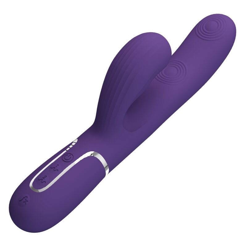 PRETTY LOVE - PERLITA VIBRATEUR G-SPOT 3 EN 1 MULTIFONCTION VIOLET PRETTY LOVE FLIRTATION