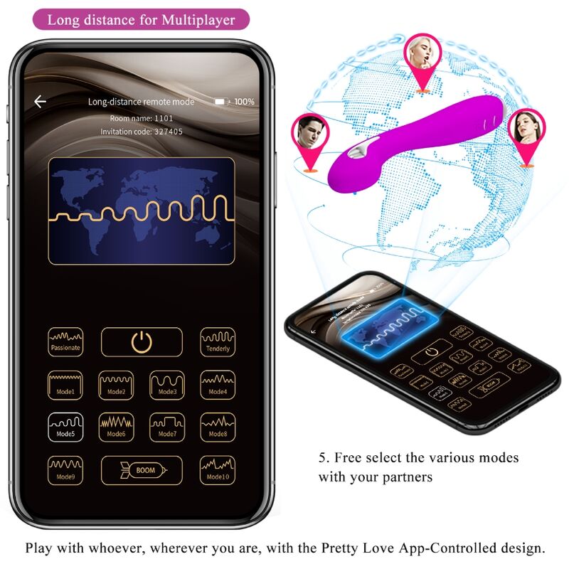 PRETTY LOVE - HECTOR ELECTROSHOCK VIBRATOR APPLICATION GRATUITE VIOLET PRETTY LOVE FLIRTATION