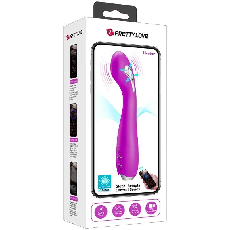 PRETTY LOVE - HECTOR ELECTROSHOCK VIBRATOR APPLICATION GRATUITE VIOLET PRETTY LOVE FLIRTATION