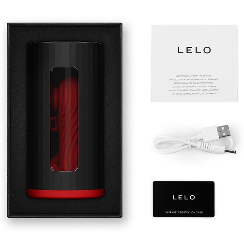 LELO - MASTURBATEUR MÂLE F1S V3 ROUGE LELO