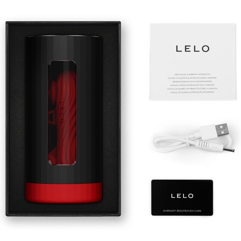 LELO - MASTURBATEUR MÂLE F1S V3 ROUGE XL LELO