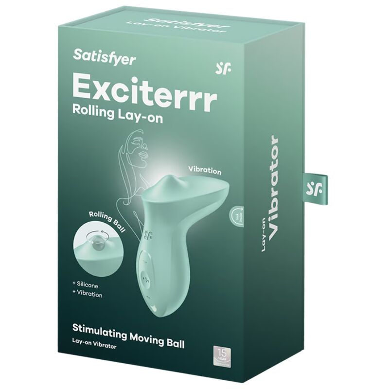 SATISFYER - VIBRATEUR EXCITERRR À POSER SUR LE CLITORIS MENTHE SATISFYER VIBRATOR