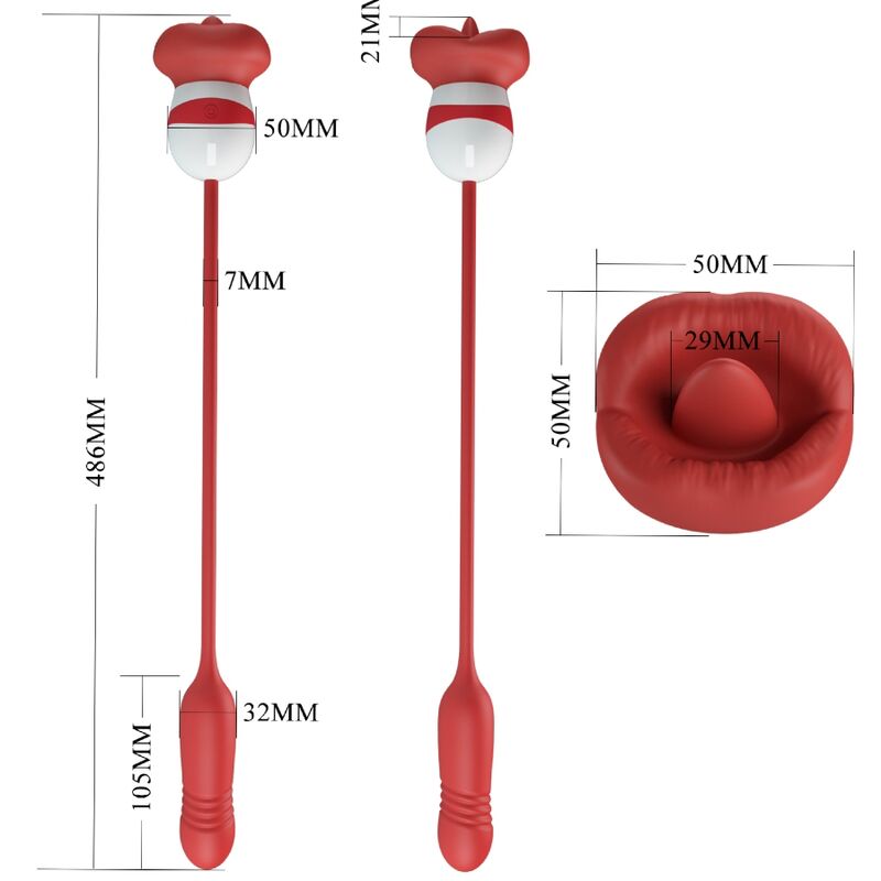 PRETTY LOVE - ASHLYNN MASTURBATEUR BOUCHE ROUGE PRETTY LOVE FLIRTATION