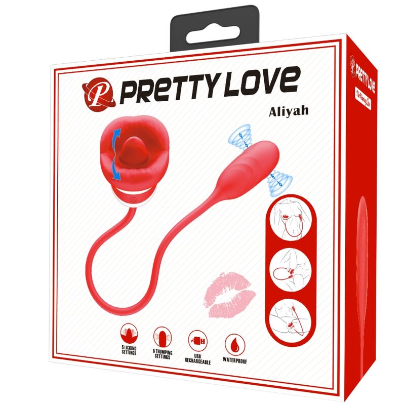 PRETTY LOVE - MASTURBATEUR  BOUCHE ROUGE ALIYAH PRETTY LOVE