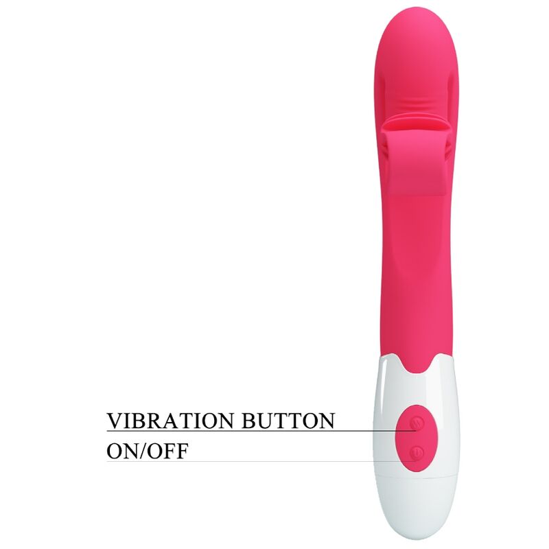 ROMANCE - VIBRATEUR ET STIMULATEUR 30 VITESSES ROSE ROMANCE