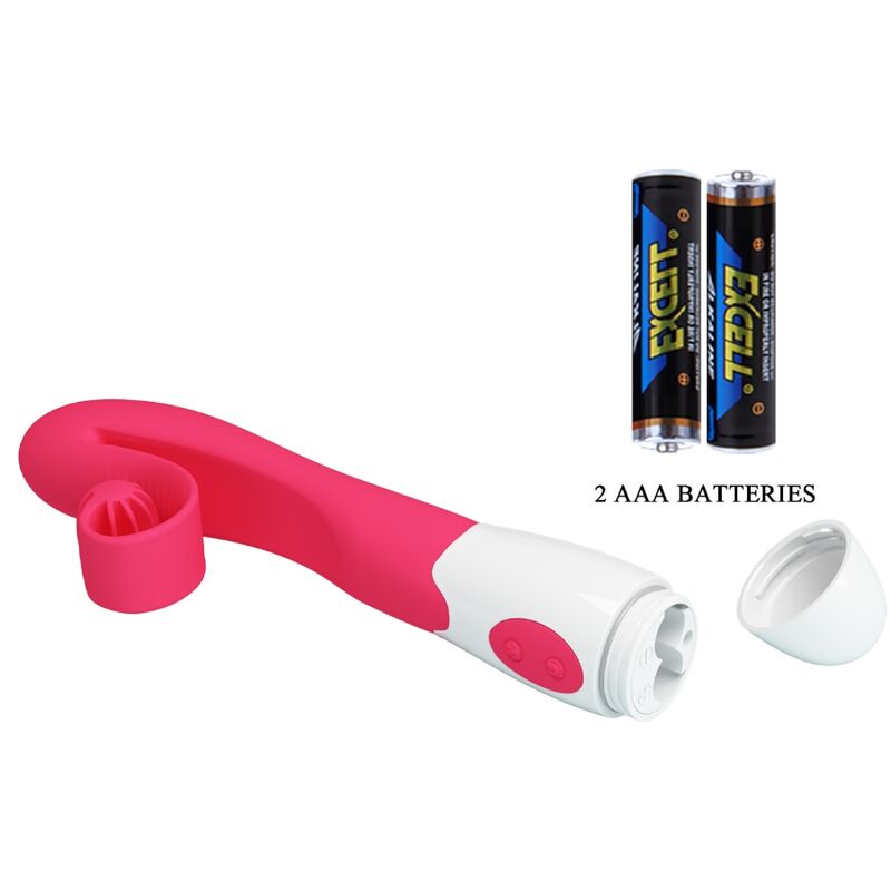 ROMANCE - VIBRATEUR ET STIMULATEUR 30 VITESSES ROSE ROMANCE