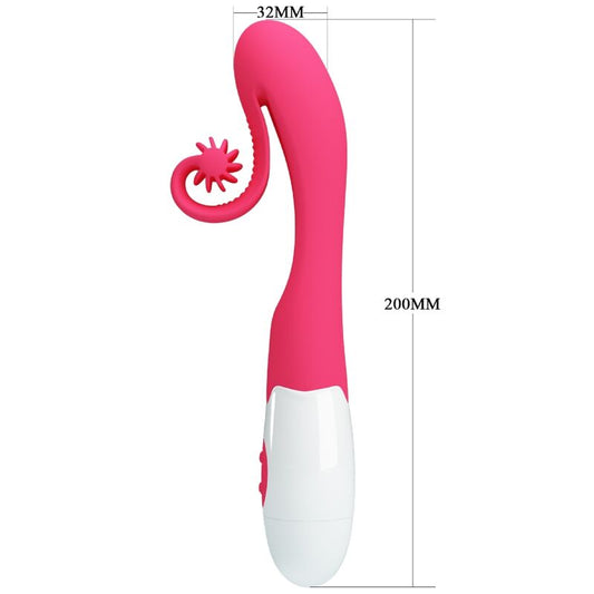 ROMANCE - VIBRATEUR ET STIMULATEUR 30 VITESSES ROSE ROMANCE