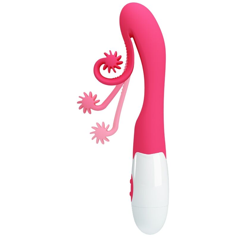ROMANCE - VIBRATEUR ET STIMULATEUR 30 VITESSES ROSE ROMANCE
