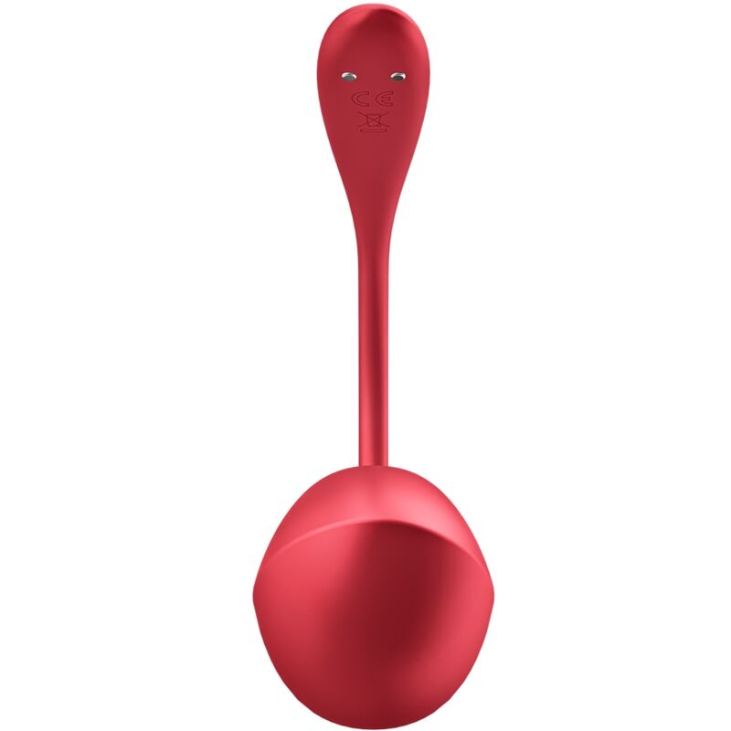 SATISFYER - SHINY PETAL STIMULATEUR À TÉLÉCOMMANDE À DISTANCE G POINT ROUGE APPLICATION GRATUITE SATISFYER PARTNER