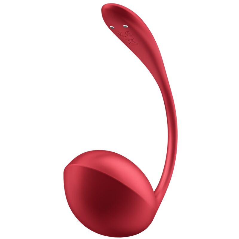 SATISFYER - SHINY PETAL STIMULATEUR À TÉLÉCOMMANDE À DISTANCE G POINT ROUGE APPLICATION GRATUITE SATISFYER PARTNER