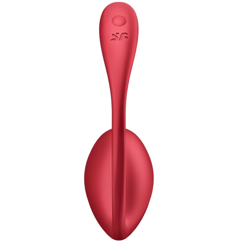 SATISFYER - SHINY PETAL STIMULATEUR À TÉLÉCOMMANDE À DISTANCE G POINT ROUGE APPLICATION GRATUITE SATISFYER PARTNER