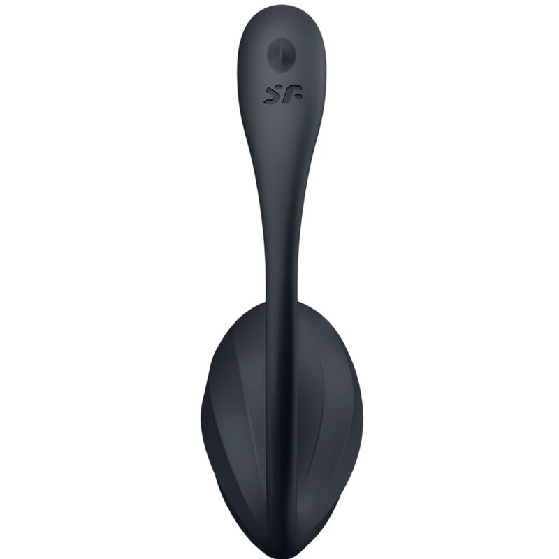 SATISFYER - RIBBED PETAL TÉLÉCOMMANDE DE STIMULATEUR DE POINT G NOIR APPLICATION GRATUITE SATISFYER PARTNER