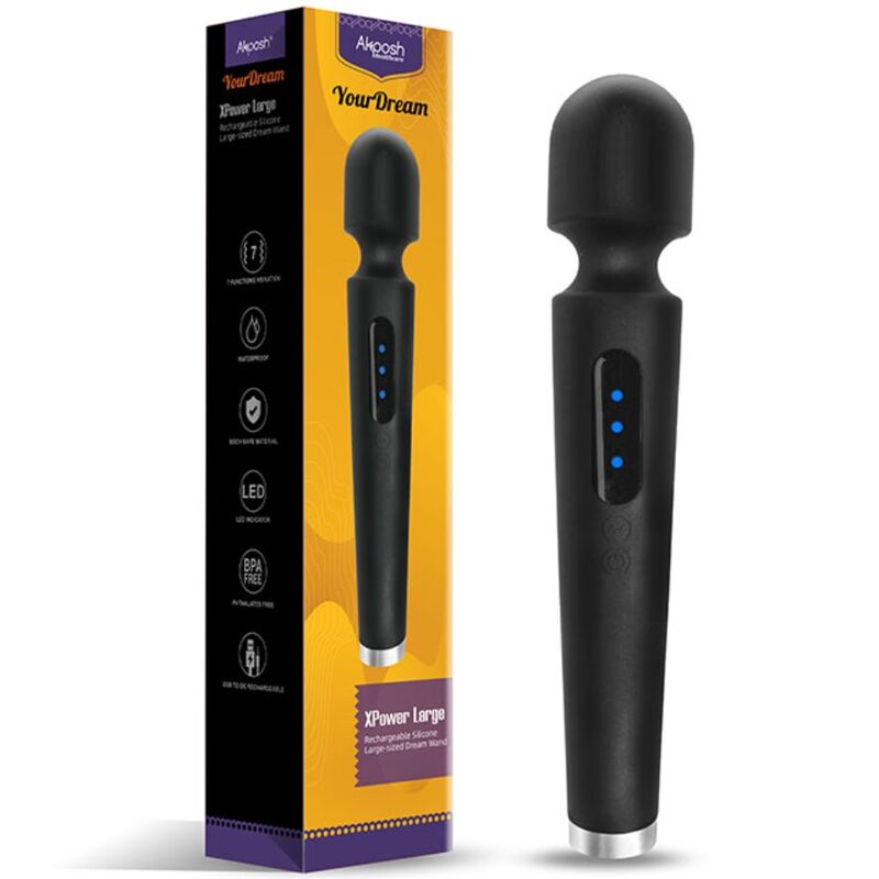 ARMONY - X POWER GRAND MASSAGE & VIBRATEUR 7 VIBRATIONS NOIR ARMONY MASSAGERS