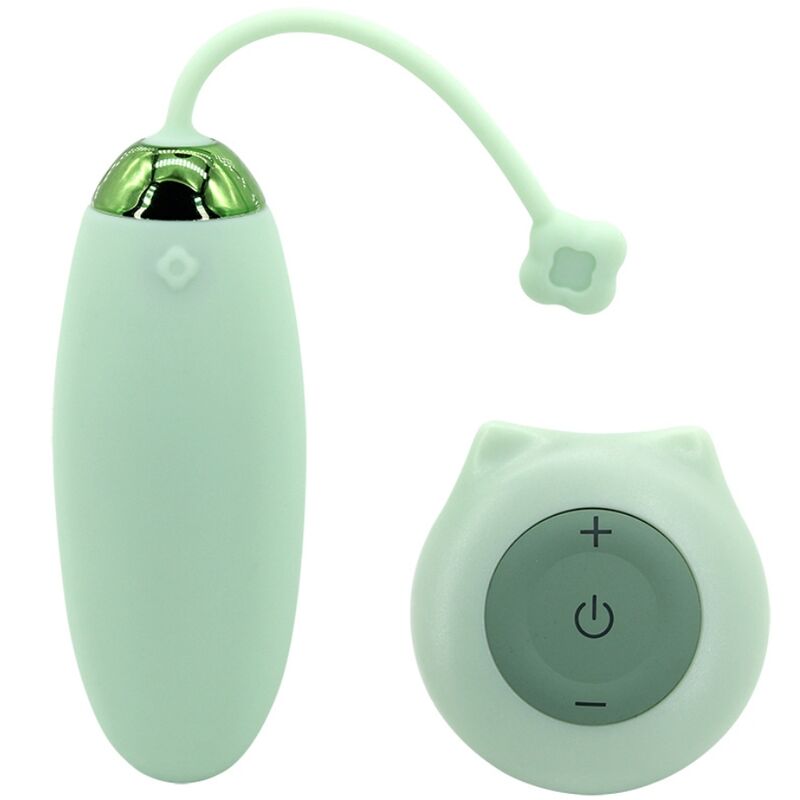 ARMONY - KITTY FUN EGG VIBRATEUR TÉLÉCOMMANDE 10 VIBRATIONS VERT ARMONY STIMULATORS