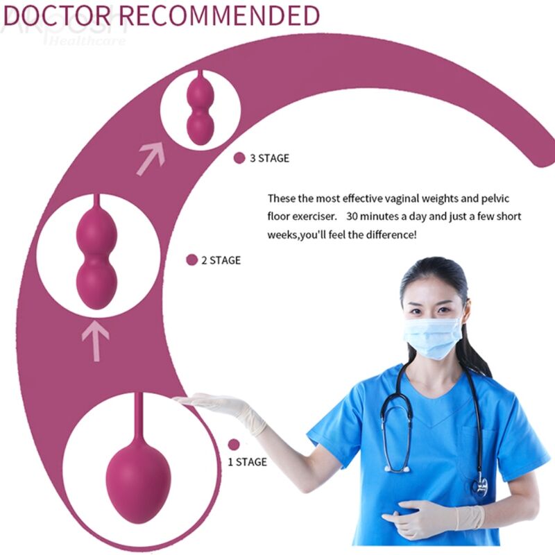 ARMONY - ANABIOSIS HALTÈRE VAGINALE 3 NIVEAUX BOURGOGNE ARMONY WEARABLES