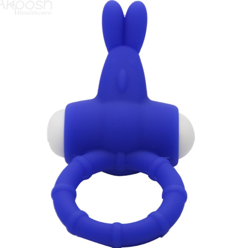 ARMONY - MS BUNNY ANNEAU VIBRATEUR SILICONE BLEU ARMONY FOR HIM