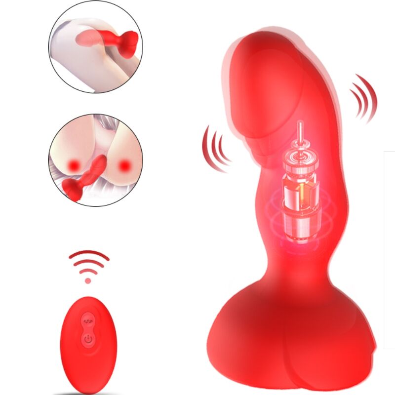 ARMONY - EXTREME A BLOOM VIBRATEUR ROSE ET PLUG ANAL TÉLÉCOMMANDE ROUGE ARMONY ANAL