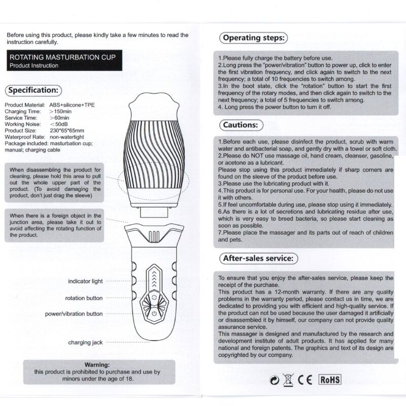 ARMONY - BELUCCI VIBRATEUR MASTURBATEUR ORAL BLANC ARMONY FOR HIM