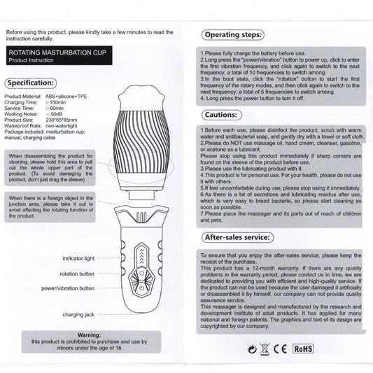 ARMONY - BELUCCI VIBRATEUR MASTURBATEUR ORAL BLANC ARMONY FOR HIM