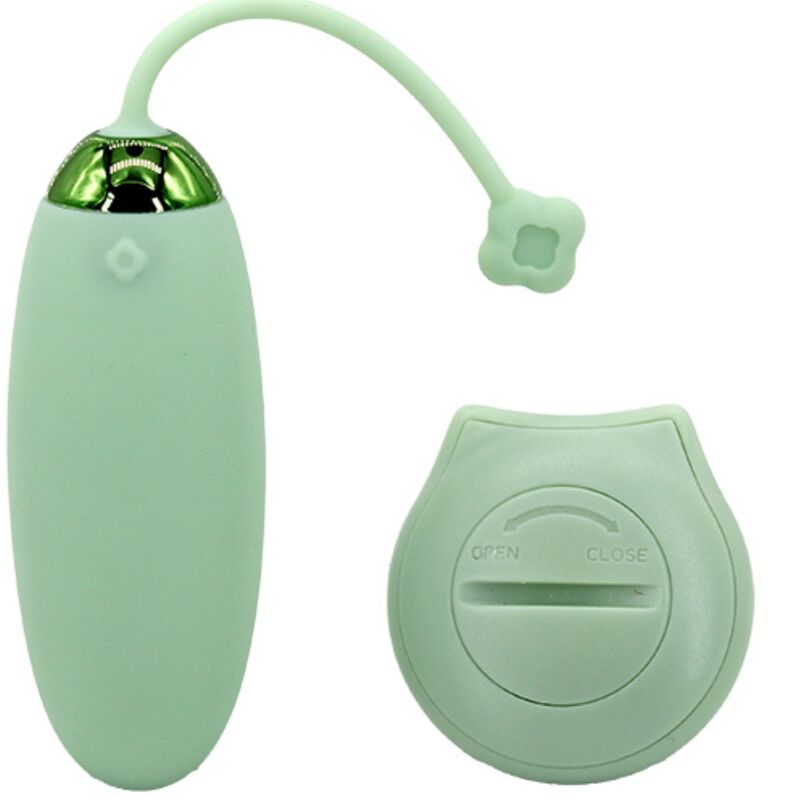 ARMONY - KITTY FUN EGG VIBRATEUR TÉLÉCOMMANDE 10 VIBRATIONS VERT ARMONY STIMULATORS