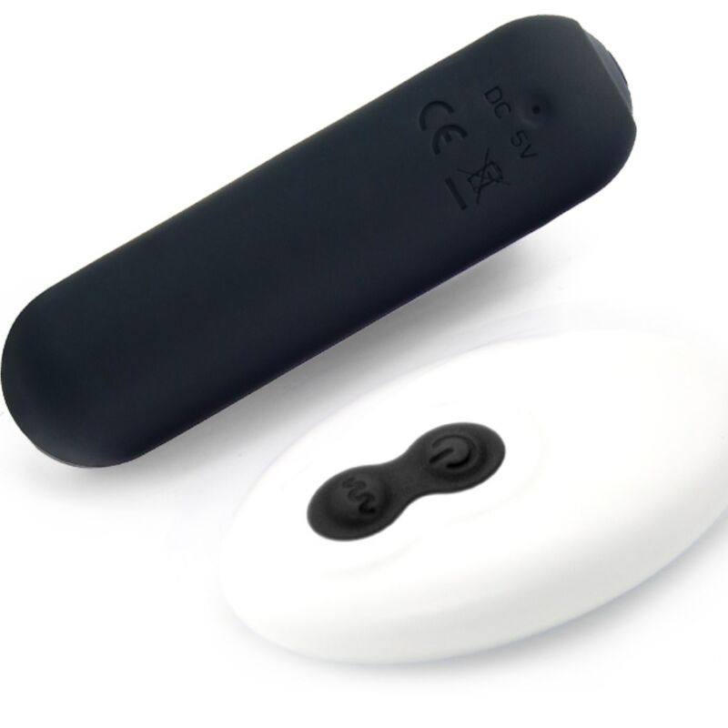 ARMONY - SPLASH JOIE VIBRATEUR BULLET TÉLÉCOMMANDE EN SILICONE 10 VIBRATIONS 75 X 19 CM NOIR ARMONY STIMULATORS