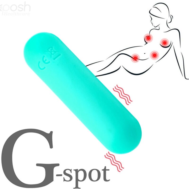 ARMONY - SPLASH HAHA VIBRATEUR BULLET SILICONE 10 VIBRATIONS 75 X 19 CM VERT ARMONY STIMULATORS