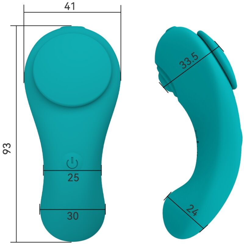 ARMONY - PLEASURE PANTY VIBRATEUR TÉLÉCOMMANDE 3 VITESSES VERT ARMONY WEARABLES