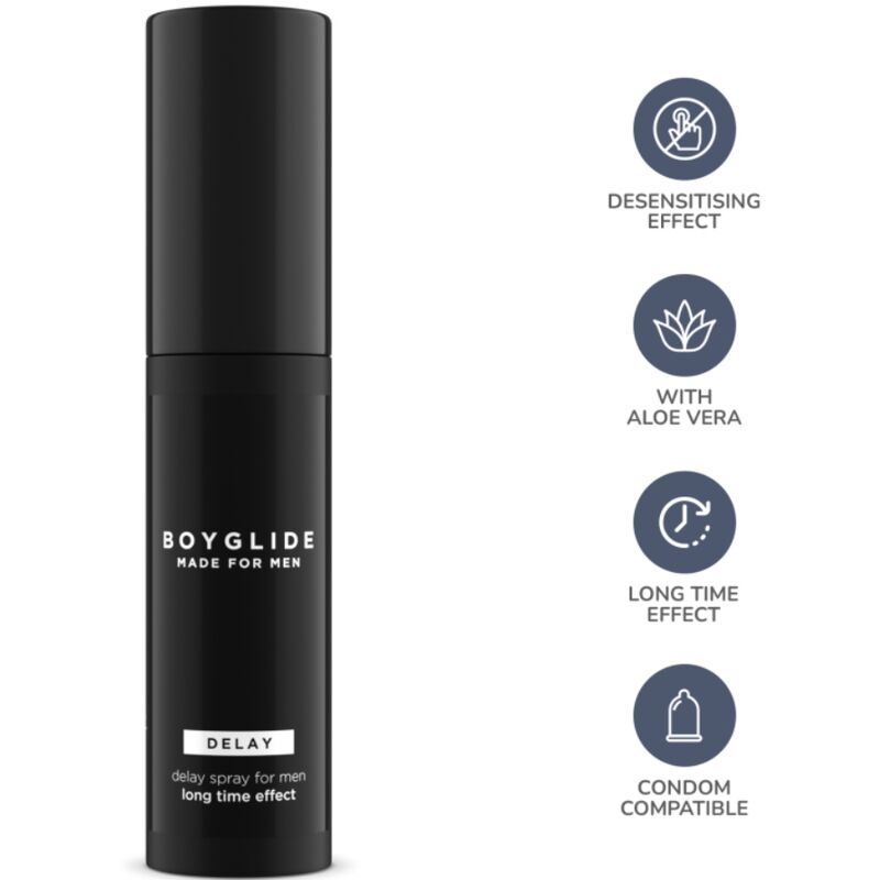 INTIMATELINE - BOYGLIDE SPRAY RETARDANT EFFET RETARDANT 20 ML INTIMATELINE BOYGLIDE