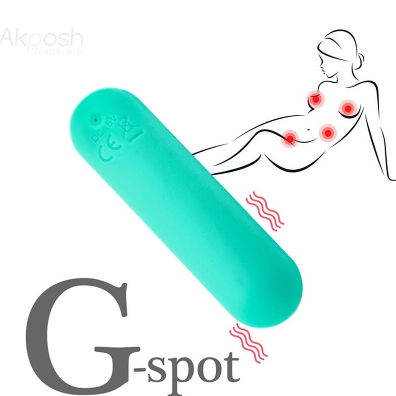 ARMONY - SPLASH JOIE VIBRATEUR BULLET TÉLÉCOMMANDE EN SILICONE 10 VIBRATIONS 75 X 19 CM VERT ARMONY STIMULATORS