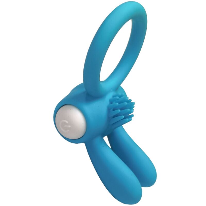 ARMONY - MR BUNNY ANNEAU VIBRATEUR SILICONE NOIR ARMONY FOR HIM