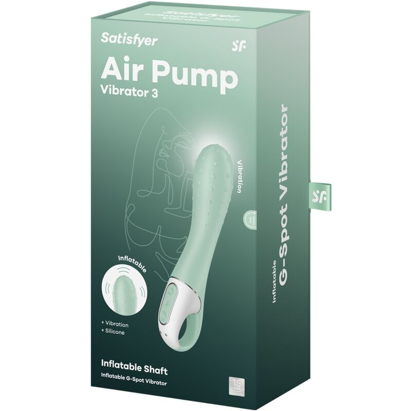 SATISFYER - AIR PUMP VIBRATOR 3 POINT G GONFLABLE NEUF SATISFYER VIBRATOR