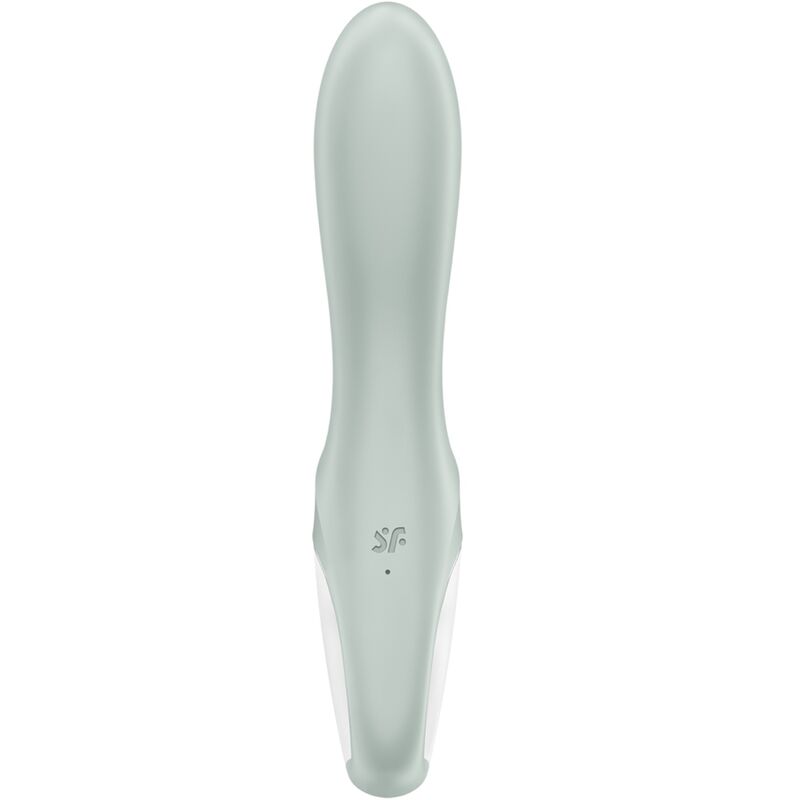 SATISFYER - AIR PUMP BOOTY 3 VIBRATEUR ANAL GONFLABLE GRIS VERT SATISFYER VIBRATOR