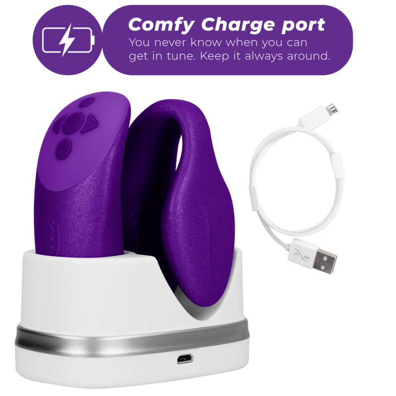 WE-VIBE - VIBRATEUR CHORUS POUR COUPLES AVEC CONTRÔLE DE SQUEEZE LILAS WE-VIBE