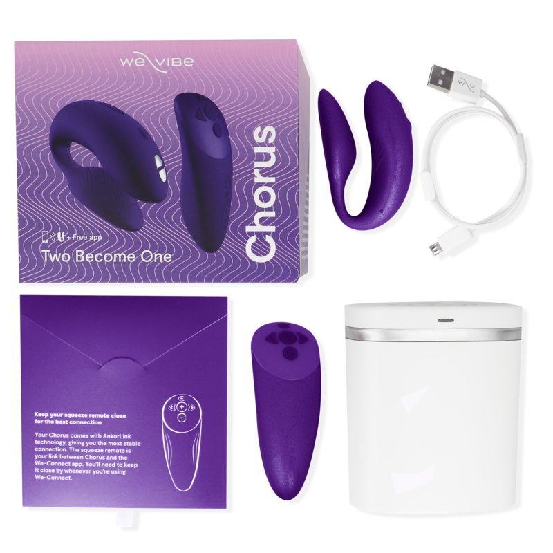 WE-VIBE - VIBRATEUR CHORUS POUR COUPLES AVEC CONTRÔLE DE SQUEEZE LILAS WE-VIBE
