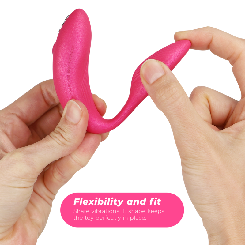 WE-VIBE - VIBRATEUR CHORUS POUR COUPLES AVEC COMMANDE DE SQUEEZE ROSE WE-VIBE