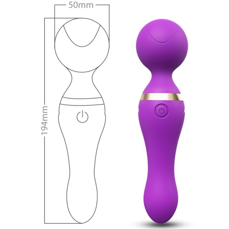ARMONY - FREEZA MASSAGER & VIBRATEUR TÊTE SUPER FLEXIBLE VIOLET ARMONY MASSAGERS