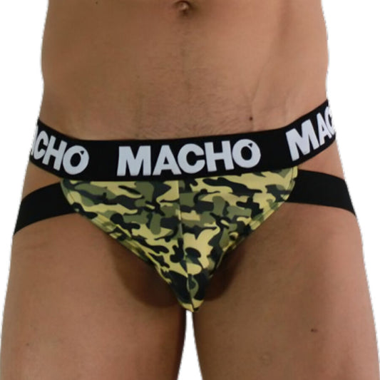 MACHO - MX28MV JOCK MILITAIRE VERT S MACHO UNDERWEAR