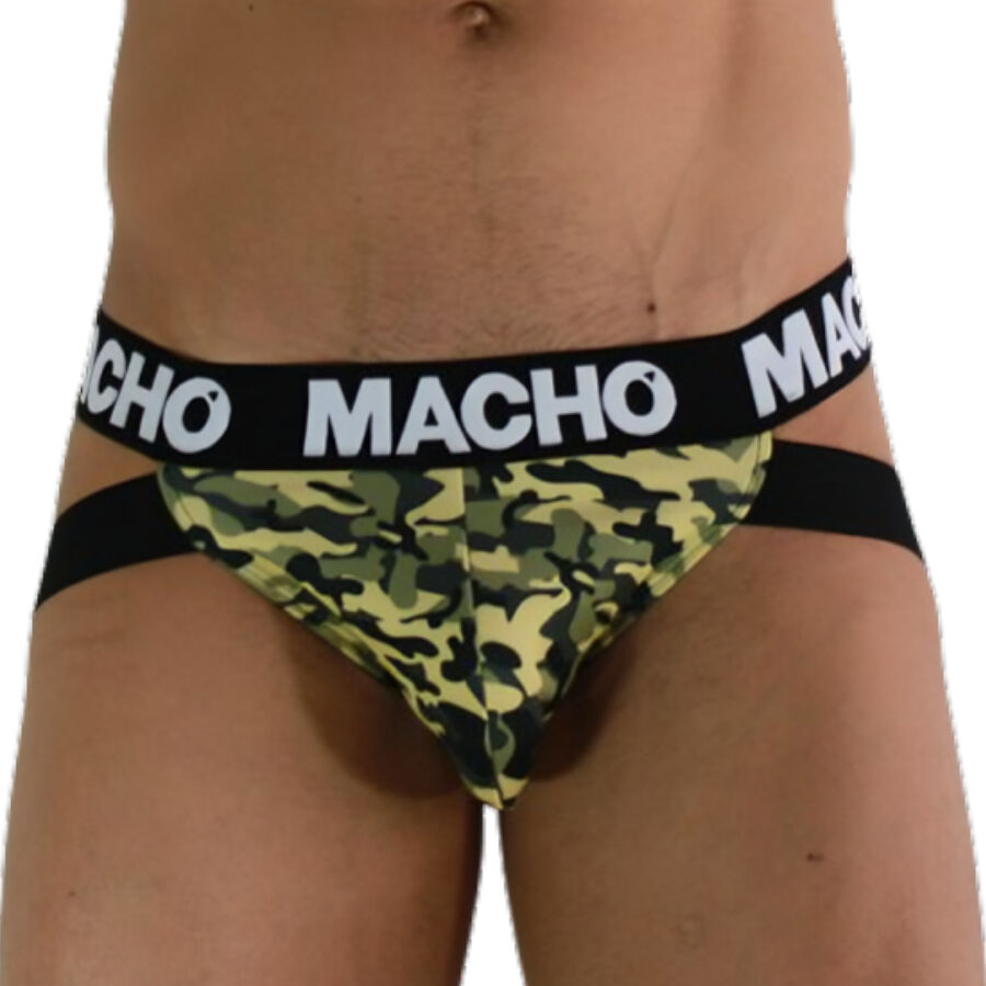 MACHO - MX28MV JOCK MILITAIRE VERT S MACHO UNDERWEAR