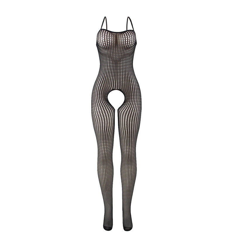 SUBBLIME - 951726 BODYSTOCKING NOIR EN RÉSILLE ÉLASTIQUE SANS FOURRURE TAILLE UNIQUE SUBBLIME BODYSTOCKINGS