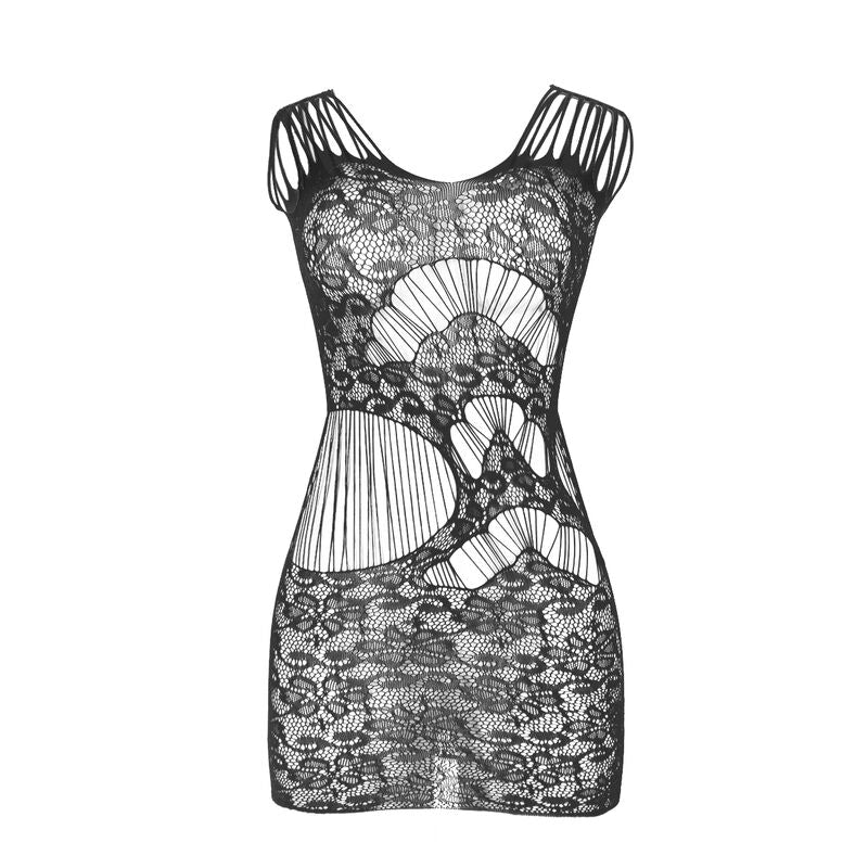 SUBBLIME - 951771 ROBE LONG DOS OUVERT AVEC RESILLE NOIR TAILLE UNIQUE SUBBLIME DRESSES