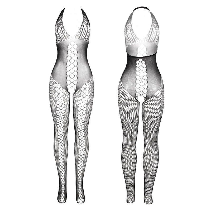 SUBBLIME - 951832 BODYSTOCKING AVEC DOS OUVERT ET DÉTAILS CROISÉS NOIR TAILLE UNIQUE SUBBLIME BODYSTOCKINGS