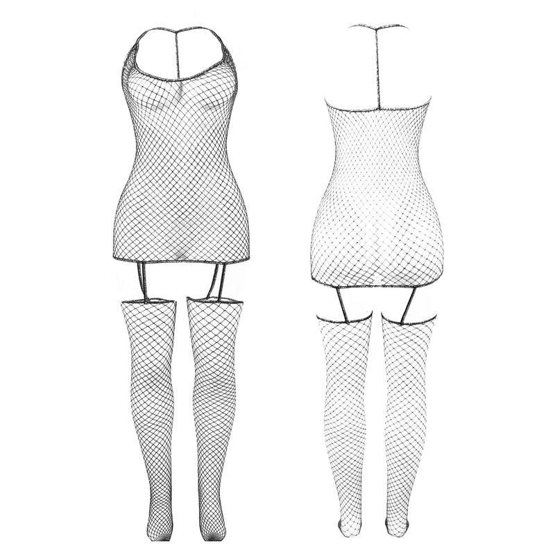 SUBBLIME - 951955 BODYSTOCKING RÉSEILLE BRILLANTE TAILLE UNIQUE SUBBLIME BODYSTOCKINGS