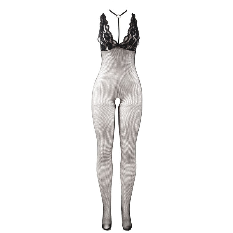 SUBBLIME - 951993 BODYSTOCKING RÉSILLE TRANSPARENTE NOIRE SANS FOURRURE TAILLE UNIQUE SUBBLIME BODYSTOCKINGS