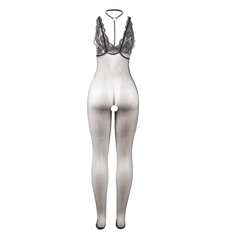 SUBBLIME - 951993 BODYSTOCKING RÉSILLE TRANSPARENTE NOIRE SANS FOURRURE TAILLE UNIQUE SUBBLIME BODYSTOCKINGS