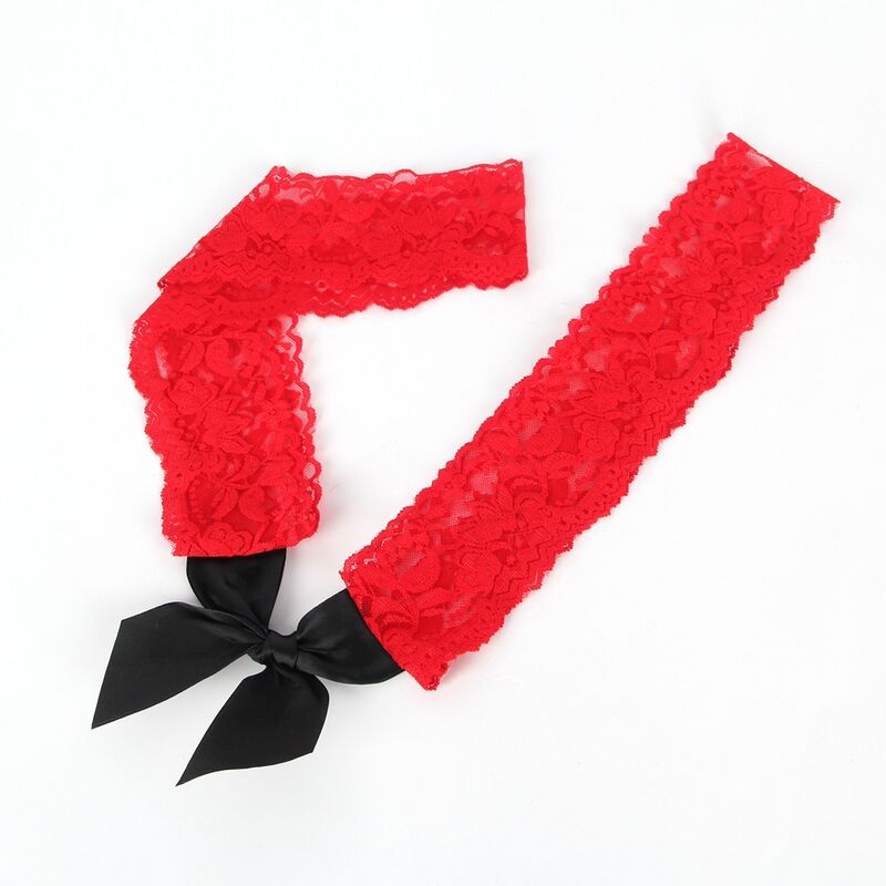 SUBBLIME - 952068 ROBE COURTE EN RÉSILLE AVEC COUTURES NOIRES ET ROUGES TAILLE UNIQUE SUBBLIME DRESSES