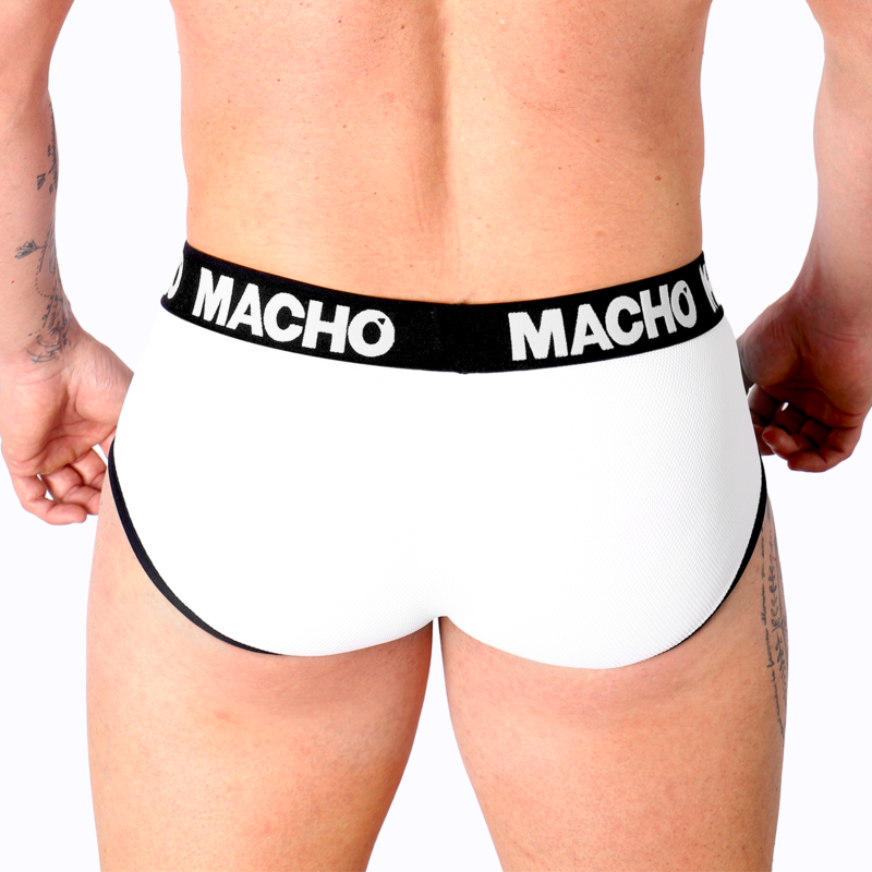 MACHO - MS30BL SLIP BLANC S MACHO UNDERWEAR