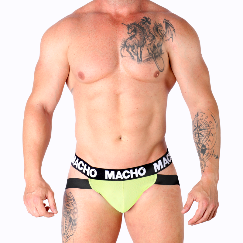 MACHO - MX28FA JOCK JAUNE S MACHO UNDERWEAR