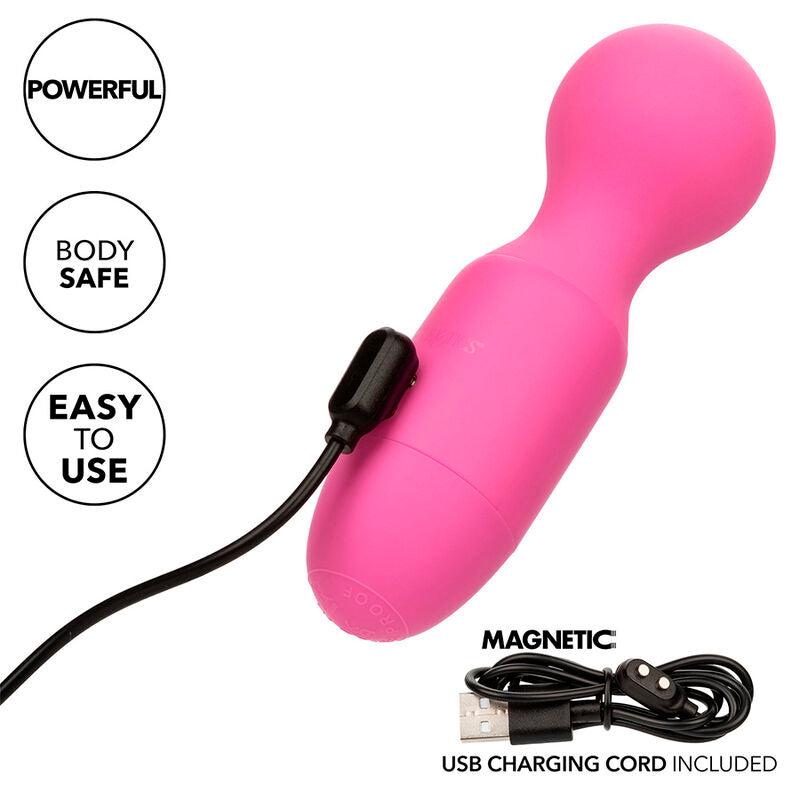 CALEXOTICS - FIRST TIME MASSEUR RECHARGEABLE 10 VIBRATIONS ROSE CALEXOTICS